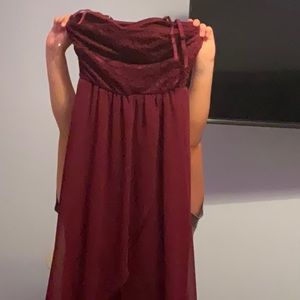 Red wine dress for sale